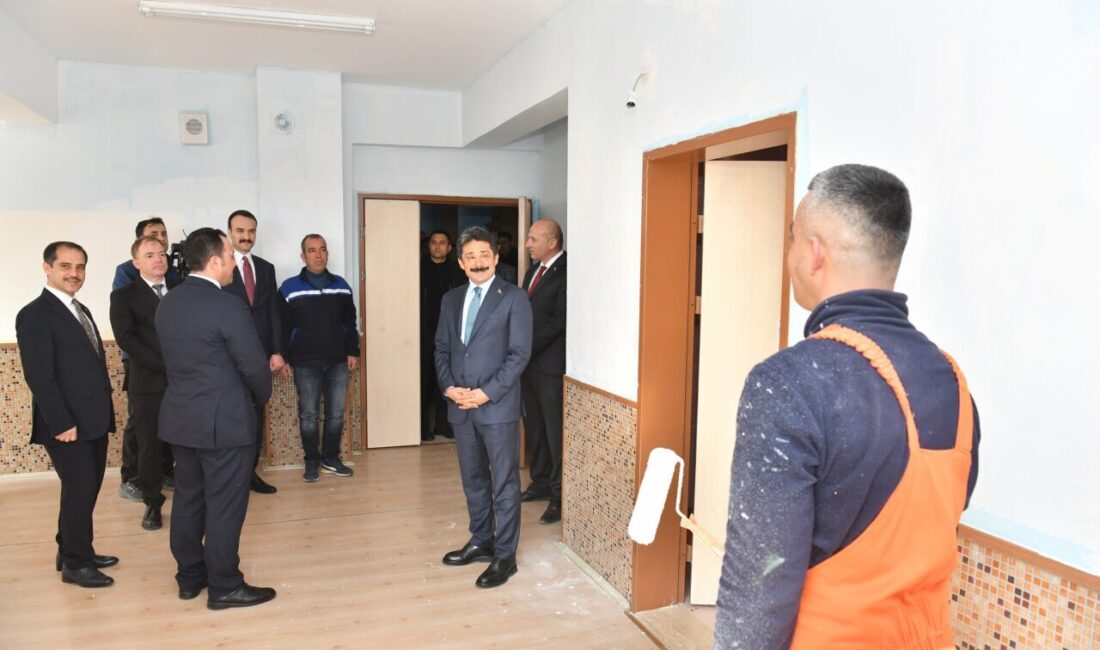 Kırşehir Valiliği'nden yapılan açıklamaya göre, yarıyıl tatilinde Akpınar Ortaokulu ve