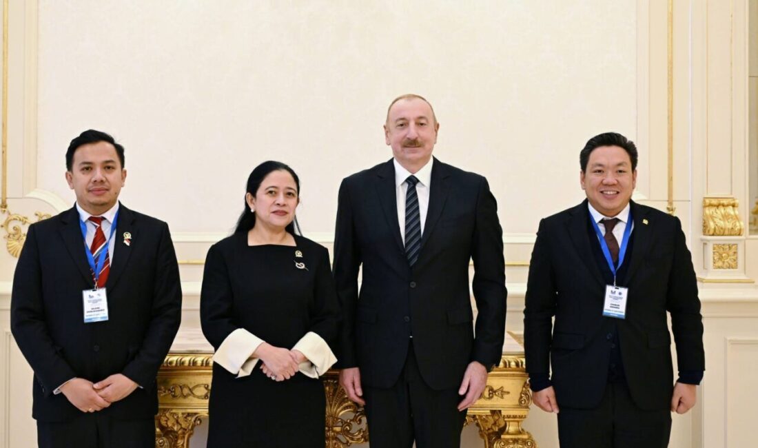 Azerbaycan Cumhurbaşkanı İlham Aliyev, Endonezya Cumhuriyeti Temsilciler Meclisi Başkanı Puan