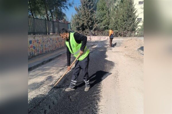 Mardin Büyükşehir Belediyesi, Fen İşleri Daire Başkanlığı'na bağlı ekipler tarafından