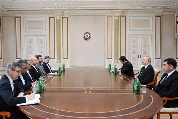 Azerbaycan Cumhurbaşkanı Aliyev, İran İslam Danışma Meclisi Başkanı Muhammed Bakır