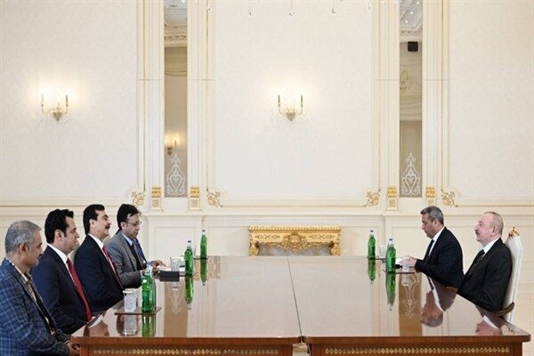Azerbaycan Cumhurbaşkanı İlham Aliyev, Pakistan İslam Cumhuriyeti Senato Başkanı Syed