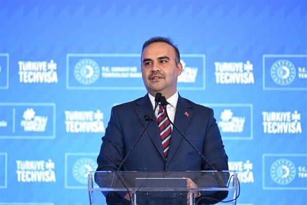 Sanayi ve Teknoloji Bakanı Kacır, Cumhurbaşkanı Recep Tayyip Erdoğan ve