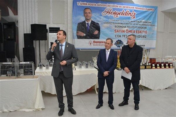 Etkinlikte konuşan Bornova Belediye Başkanı Ömer Eşki, derneğin çalışmalarına destek