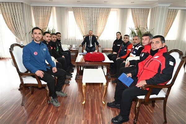 İl Afet ve Acil Durum Müdürü Mehmet Karaaslan’ın da bulunduğu