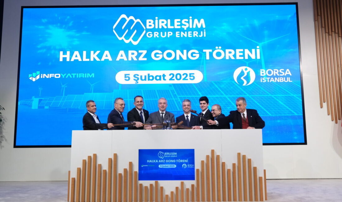 Halka arz sürecini tamamlayan Birleşim Grup Enerji için Borsa İstanbul’da