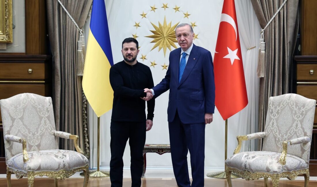 Cumhurbaşkanı Recep Tayyip Erdoğan, Ukrayna Devlet Başkanı Volodimir Zelenski’i Cumhurbaşkanlığı