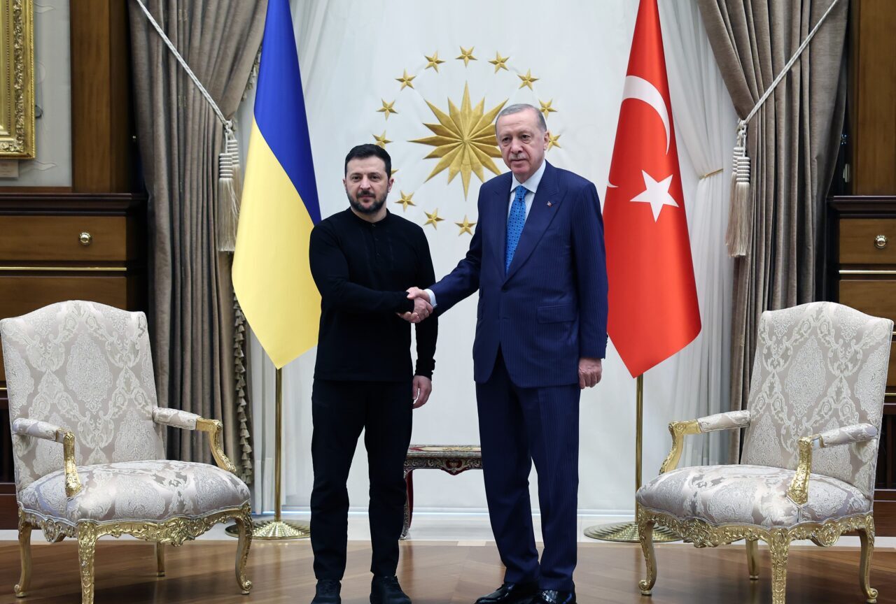 Cumhurbaşkanı Recep Tayyip Erdoğan, Ukrayna Devlet Başkanı Volodimir Zelenski’i Cumhurbaşkanlığı