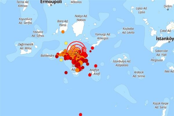 Boğaziçi Üniversitesi Kandilli Rasathanesi ve Deprem Araştırma Enstitüsü (KRDAE) verilerine