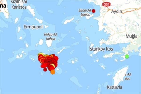 Boğaziçi Üniversitesi Kandilli Rasathanesi ve Deprem Araştırma Enstitüsü (KRDAE) verilerine