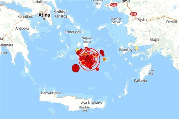 Boğaziçi Üniversitesi Kandilli Rasathanesi ve Deprem Araştırma Enstitüsü (KRDAE) verilerine