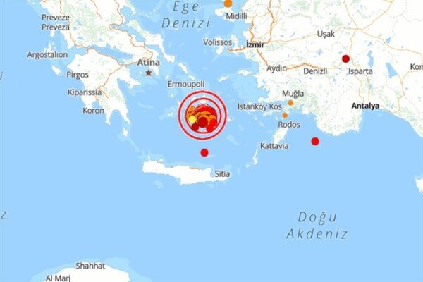Boğaziçi Üniversitesi Kandilli Rasathanesi ve Deprem Araştırma Enstitüsü (KRDAE) verilerine