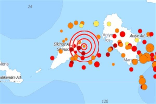 Boğaziçi Üniversitesi Kandilli Rasathanesi ve Deprem Araştırma Enstitüsü (KRDAE) verilerine