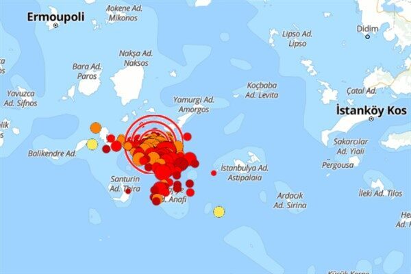 Boğaziçi Üniversitesi Kandilli Rasathanesi ve Deprem Araştırma Enstitüsü (KRDAE) verilerine