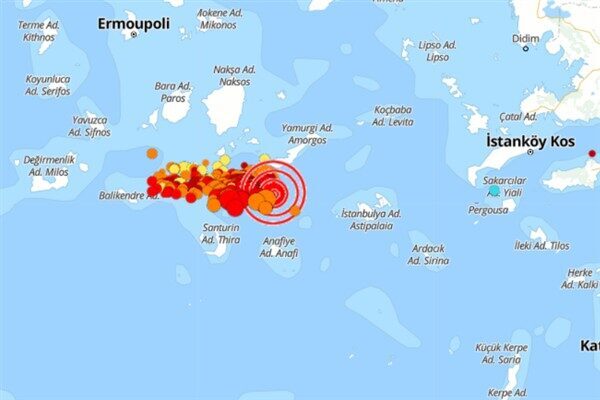 Boğaziçi Üniversitesi Kandilli Rasathanesi ve Deprem Araştırma Enstitüsü (KRDAE) verilerine