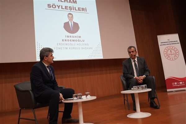 Ziyaret kapsamında, Erdemoğlu Holding Yönetim Kurulu Başkanı İbrahim Erdemoğlu, yetkililerle