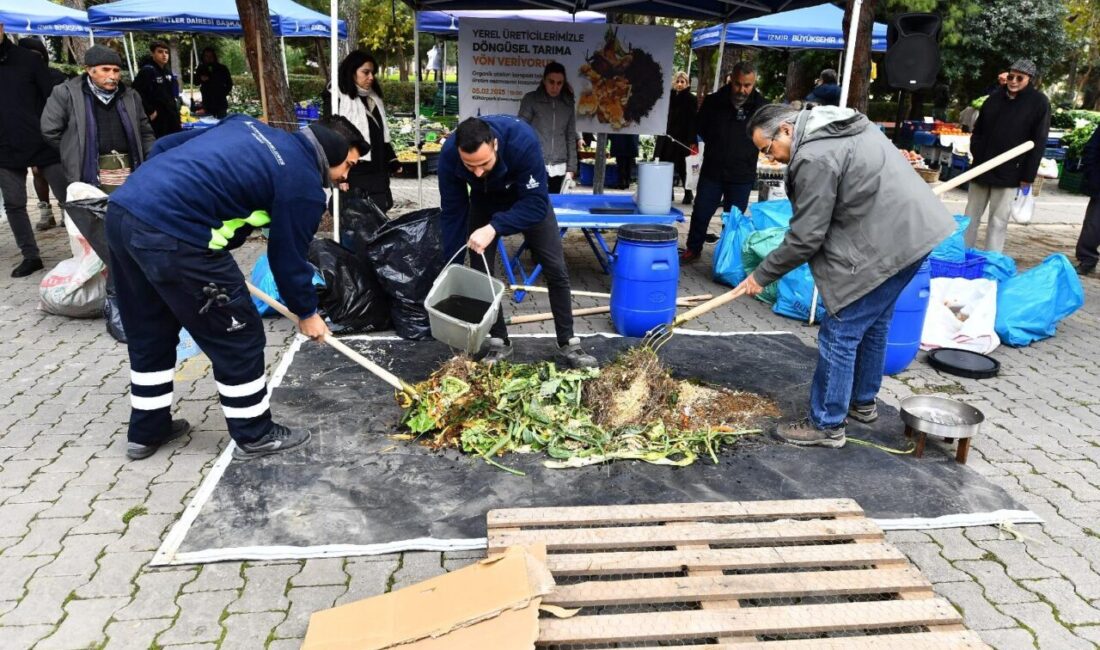 İzmir Büyükşehir Belediyesi, sürdürülebilir atık yönetimi ve tarımsal alanların canlandırılması