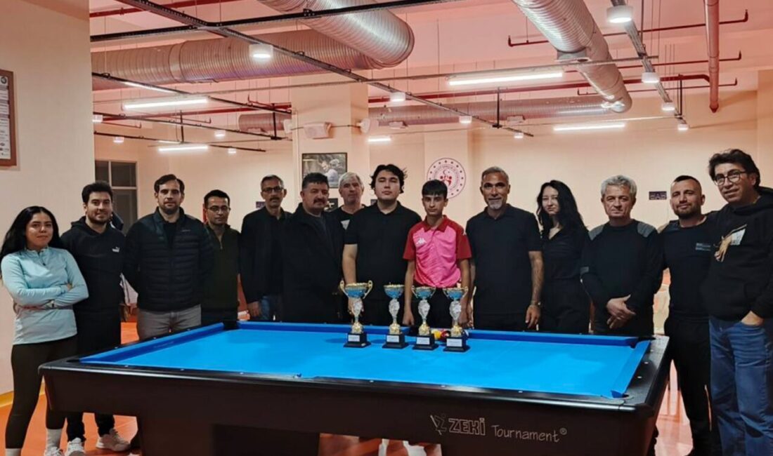 Karaman Gençlik ve Spor İl Müdürlüğü Bilardo İl Temsilciliği tarafından