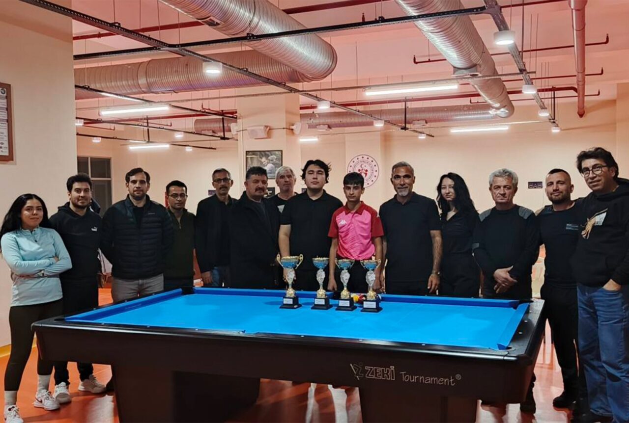 Karaman Gençlik ve Spor İl Müdürlüğü Bilardo İl Temsilciliği tarafından