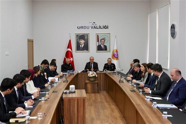 Valilikten yapılan açıklamaya göre, Ordu Valisi Muammer Erol,Ordu genelinde 2025