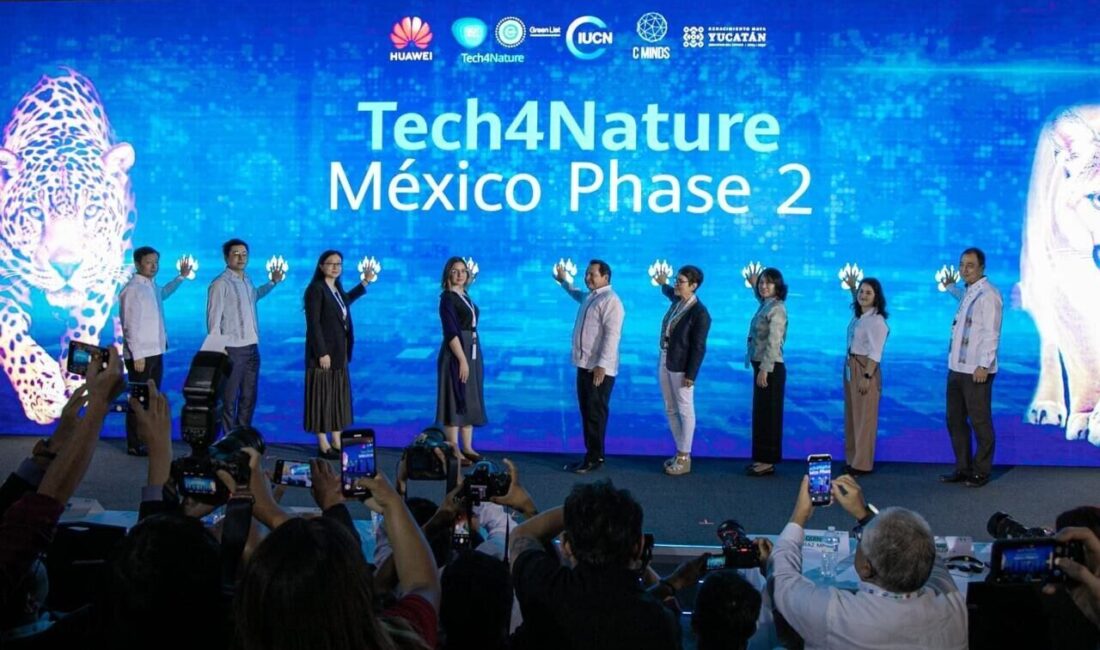 Lansman, Huawei ve IUCN'nin yanı sıra Meksika Çevre ve Doğal