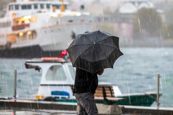 İstanbul başta olmak üzere Marmara bölgesi geneli, Orta Akdeniz üzerinden
