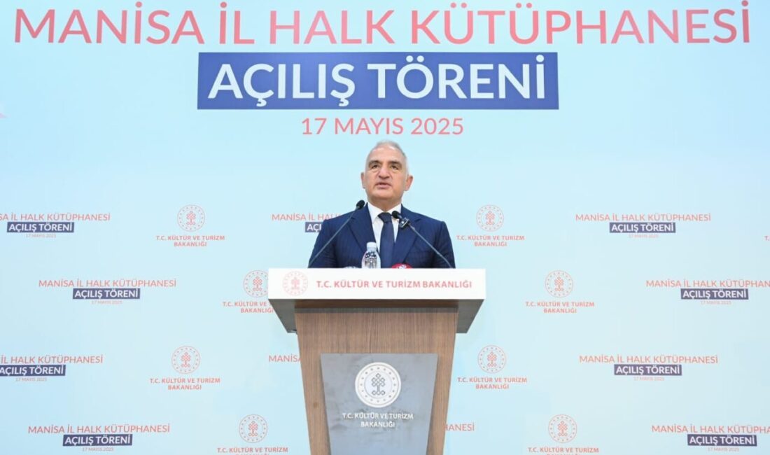 Kültür ve Turizm Bakanı Mehmet Nuri Ersoy, “Toplam kütüphane kullanım