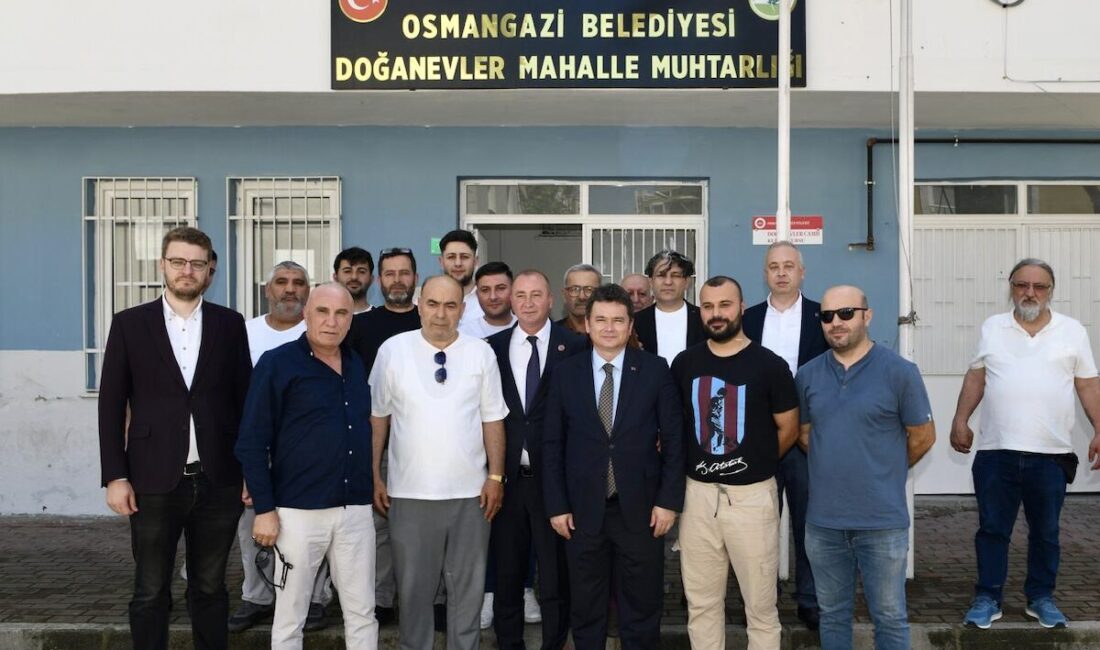 Osmangazi Belediye Başkanı Erkan Aydın, Muhtar Serkan makamında ağırladı. Aydın