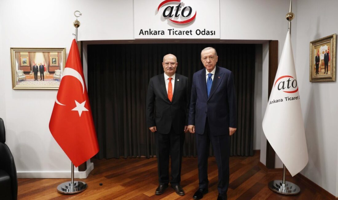 Cumhurbaşkanı Recep Tayyip Erdoğan, Ankara Ticaret Odasına (ATO) ziyaret gerçekleştirdi.
