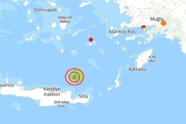 Boğaziçi Üniversitesi Kandilli Rasathanesi ve Deprem Araştırma Enstitüsü (KRDAE) verilerine