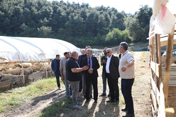 Belediye ekipleri, Gemliklilerin kurbanlık alışverişlerini güvenli ve hijyenik bir ortamda