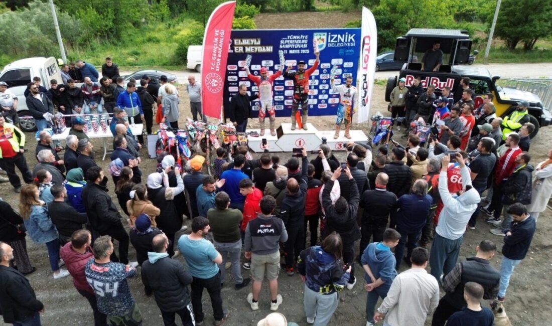 İznik Belediyesi işbirliğinde düzenlenen Türkiye Süper Enduro Şampiyonası’nın 1. Ayak