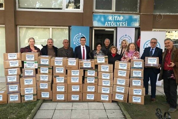 Emekliler Meclisi Başkanı İbrahim Malçok, atölyenin kurulduğu günden bugüne, 81