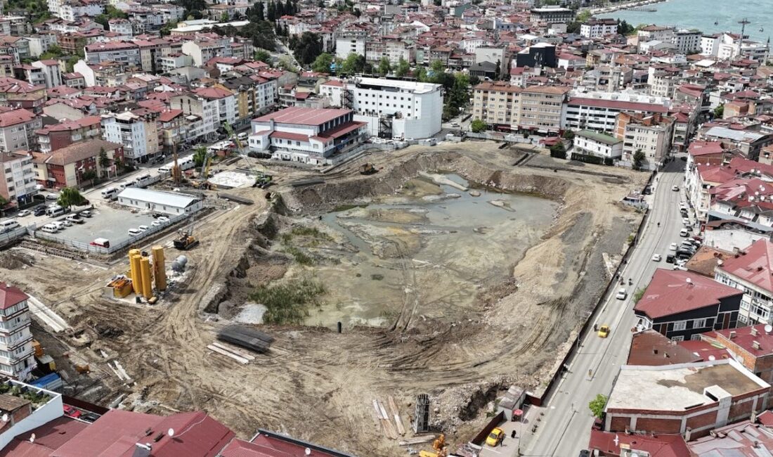 Daha önce 420 araçlık olarak planlanan otopark, Ordu Büyükşehir Belediye