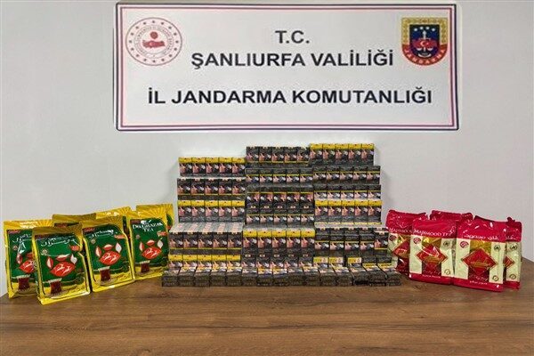 Şanlıurfa İl Jandarma Komutanlığı tarafından tütün ve alkol kaçakçılarına yönelik