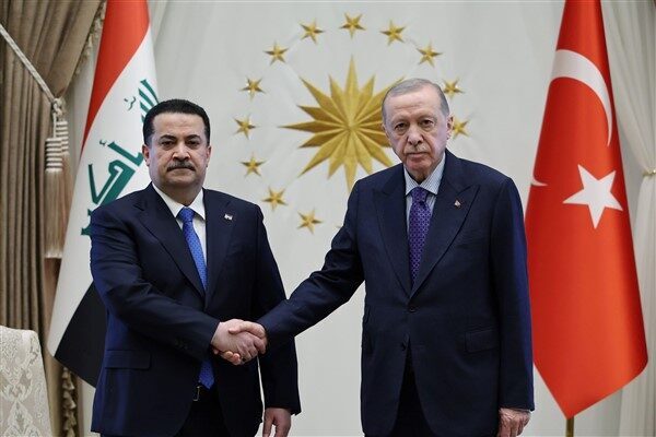 Cumhurbaşkanı Recep Tayyip Erdoğan ile Irak Başbakanı Muhammed Şiya es-Sudani'nin