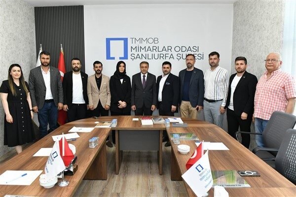 Vali Şıldak, Şanlıurfa Ziraat Odası ile Şanlıurfa Mimarlar Odasını ziyaret