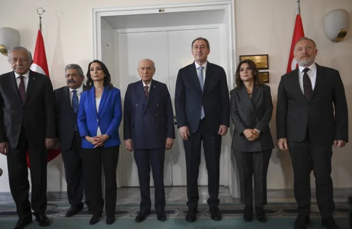MHP Genel Başkanı Devlet Bahçeli, DEM Parti Eş Genel Başkanları