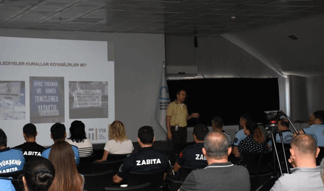 Büyükşehir Zabıta Personeline Hizmet İçi Eğitim Desteği Balıkesir Büyükşehir Belediyesi tarafından, büyükşehir ve ilçe belediyeleri ile Çanakkale