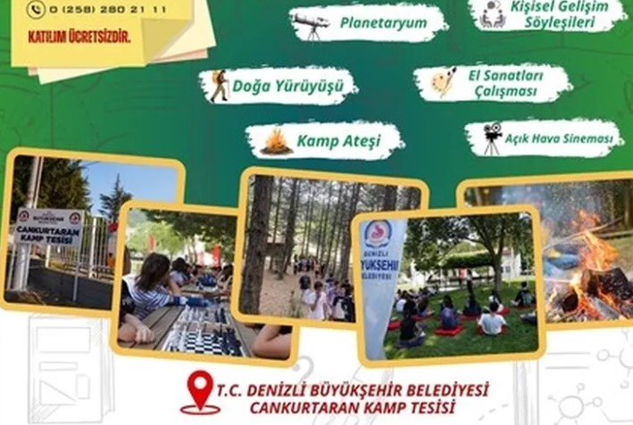 Büyükşehir’den liselilere özel yaz kampı Denizli Büyükşehir Belediyesi, liseli gençler için düzenlediği Bilim, Zeka, Spor
