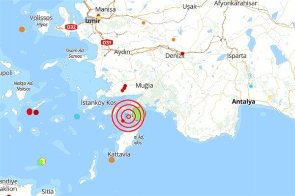 Boğaziçi Üniversitesi Kandilli Rasathanesi ve Deprem Araştırma Enstitüsü (KRDAE) verilerine
