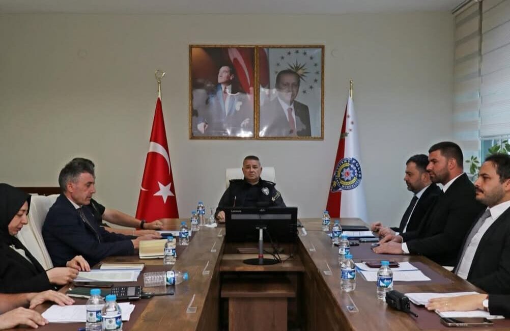 İl Emniyet Müdür Yardımcısı ile adli birim amirlerinin de katılım