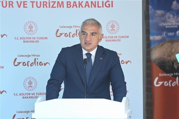 Bakanlıktan yapılan açıklamaya göre, Gordion’da düzenlenen törende konuşan Bakan Ersoy,