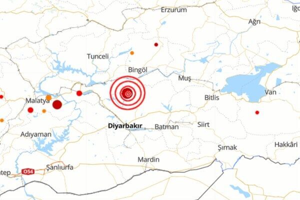 Boğaziçi Üniversitesi Kandilli Rasathanesi ve Deprem Araştırma Enstitüsü (KRDAE) verilerine