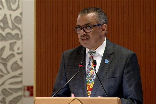 Dünya Sağlık Örgütü (DSÖ) Genel Direktörü Dr. Tedros Adhanom Ghebreyesus,
